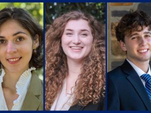 Three Duke Seniors Named Marshall Scholars for Graduate Study in United Kingdom